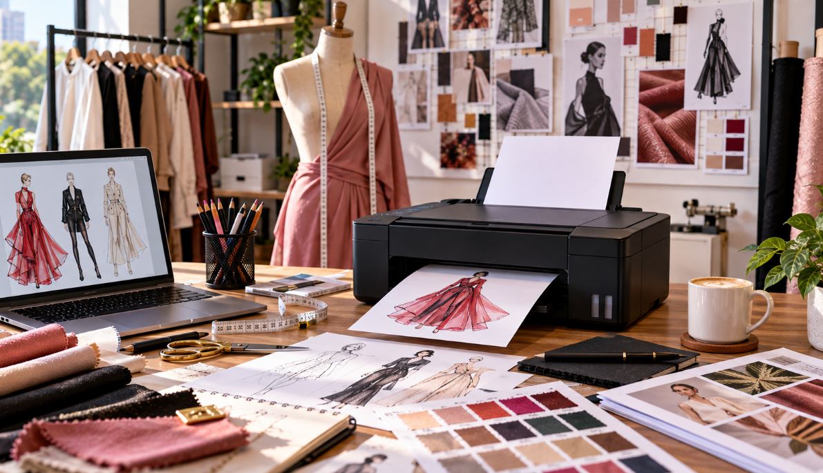 Como a Impressora Pode Ajudar Estilistas no Processo de Criação de Moda