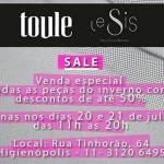 TOULE LIQUIDA PEÇAS COM DESCONTOS DE ATÉ 50%