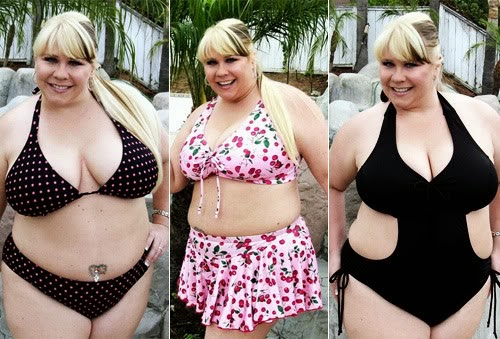 Moda praia para mulheres gordas
