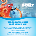 Procurando Dory | Primeira projeção mapeada da Disney no Brasil